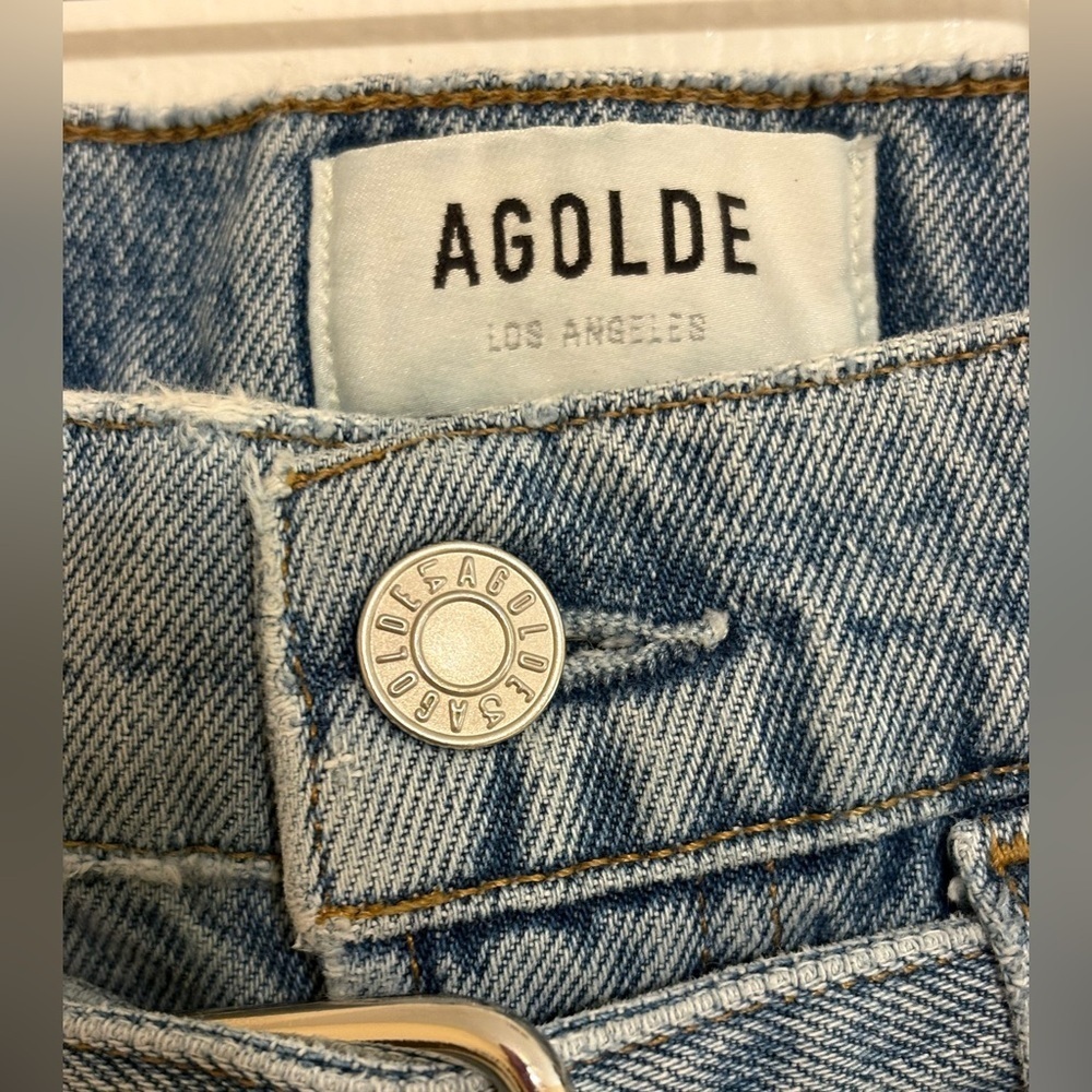 Agolde Reworked Paper Bag High Rise Jeans Size 26 - Picture 9 of 13